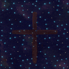 a blue and yellow symbol with a circle in the middle of it