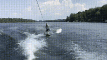 Gus Water Skiing GIF