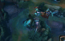 a screenshot of a video game with the words first blood on the bottom left