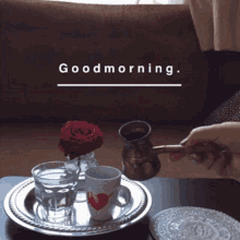 Coffee Good Morning GIF - Coffee Good Morning Rose GIFs