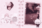 a collage of drawings and a picture of a girl with the words " and literally komahina " on the bottom