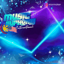 a poster for music euphoria international is displayed