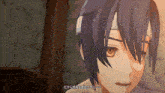 a video game character has a bandage on his head and says " だから 怪物 を 見 に さ せろ "