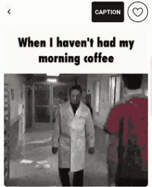 coffee addiction morning violent person