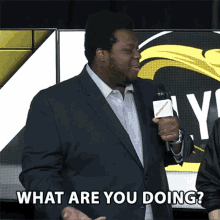 What Are You Doing Whats Up GIF - What Are You Doing Whats Up Interview GIFs