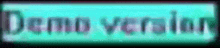 a blurred image of a sign that says demo verola