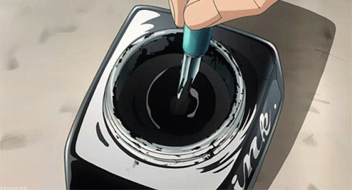 Ink Anime GIF - Ink Anime Dip - 发现和分享 GIF