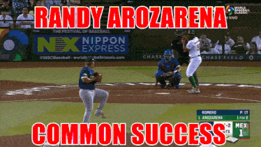Randy Arozarena Arms Crossed Celebration | Sticker