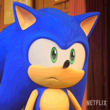 Worried Sonic The Hedgehog GIF