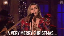 A Very Merry Christmas Singing GIF - A Very Merry Christmas Merry Christmas Singing GIFs