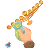 a cartoon drawing of a person pouring liquid into a cup