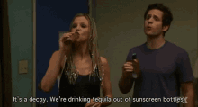 5 GIF - Drinking Tequila Sunscreen GIFs