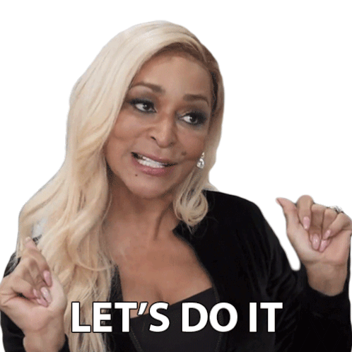 Lets Do It Real Housewives Of Potomac Sticker - Lets Do It Real Housewives Of Potomac Im Down Stickers