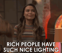 Rich People Have Such Nice Lighting Carly Shay GIF