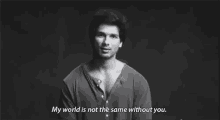 This Is Popular Bollywood Actor Shahid Kapoor. GIF - Shahid Kapoor Not The Same Without You Missing You GIFs