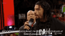 Roman Reigns Brock Lesnar GIF - Roman Reigns Brock Lesnar Beat Your Ass GIFs