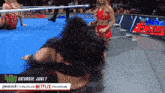 a peacock advertisement for saturday june 7 features a wrestling match
