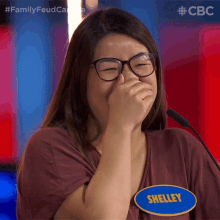 Laughing Shelley GIF - Laughing Shelley Family Feud Canada GIFs