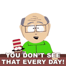 you dont see that every day herbert garrison mr garrison south park s3e3