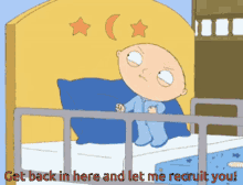stewie griffin family guy mad angry get back here and let me recruit you