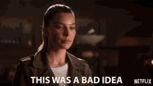 This Was A Bad Idea Lauren German GIF - This Was A Bad Idea Lauren German Chloe Decker GIFs