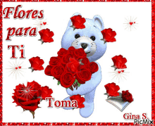 Flores Para Ti Flowers For You GIF - Flores Para Ti Flowers For You Roses GIFs
