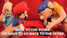 sml mario back to the store we have to go back to the store store
