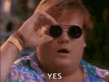 Chris Farley Shocked GIF - Chris Farley Shocked Sunglasses GIFs