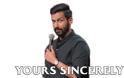 Yours Sincerely Kanan Gill Sticker - Yours Sincerely Kanan Gill What Stickers