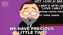 We Have Precious Little Time Leonard Maltin GIF - We Have Precious Little Time Leonard Maltin South Park GIFs