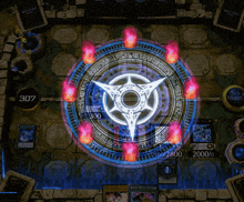 a video game is being played and the number 307 is visible on the bottom right