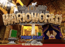 Wario World Press Start GIF - Wario World Press Start Video Game GIFs