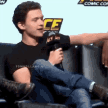 Tom Holland Tonge Out GIF - Tom Holland Tonge Out Ace GIFs