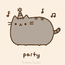Pusheen Party GIF - Pusheen Party Birthday GIFs