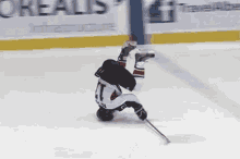 Hockey Hockey Slide GIF - Hockey Hockey Slide Sliding On Ice GIFs