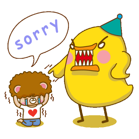 Apologies Sorry Sticker - Apologies Sorry Apology Stickers