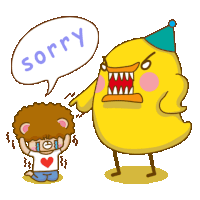 Apologies Sorry Sticker