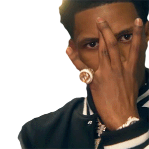 Westside Hand Sign A Boogie Wit Da Hoodie Sticker - Westside Hand Sign A Boogie Wit Da Hoodie Look Back At It Song Stickers