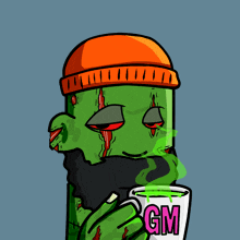 Boringpunks Gm GIF - Boringpunks Gm Zombie Gm GIFs