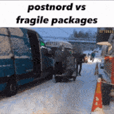 Postnord Fragile GIF - Postnord Fragile Package GIFs