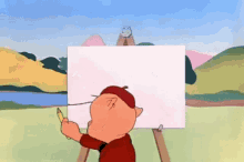 Lonney Tunes Porky Pig GIF - Lonney Tunes Porky Pig Drawing GIFs