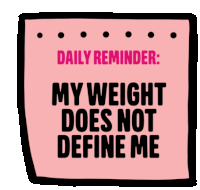 Daily Reminder Weight Sticker - Daily Reminder Weight Not Defined Stickers