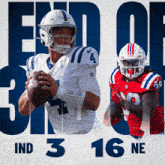 New England Patriots (16) Vs. Indianapolis Colts (3) Third-fourth Quarter Break GIF - Nfl National Football League Football League GIFs