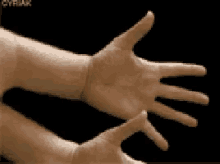 psychedelic illusion hand fingers