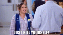 Superstore Amy Sosa GIF - Superstore Amy Sosa Just Kill Yourself GIFs