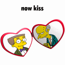 Smithers Mr Burns GIF - Smithers Mr Burns Now Kiss GIFs