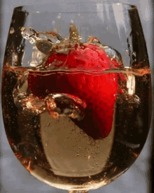 Wine Refreshing GIF - Wine Refreshing Strawberry GIFs