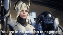 overwatch mercy you are in no position to negotiate negotiate negotiation