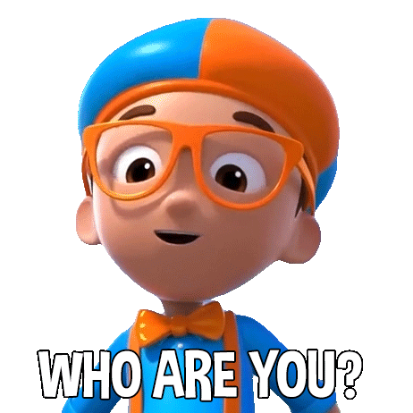 Who Are You Blippi Sticker - Who Are You Blippi Blippi Wonders - Educational Cartoons For Kids Stickers
