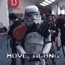 Star Wars Stormtrooper GIF - Star Wars Stormtrooper Move Along GIFs